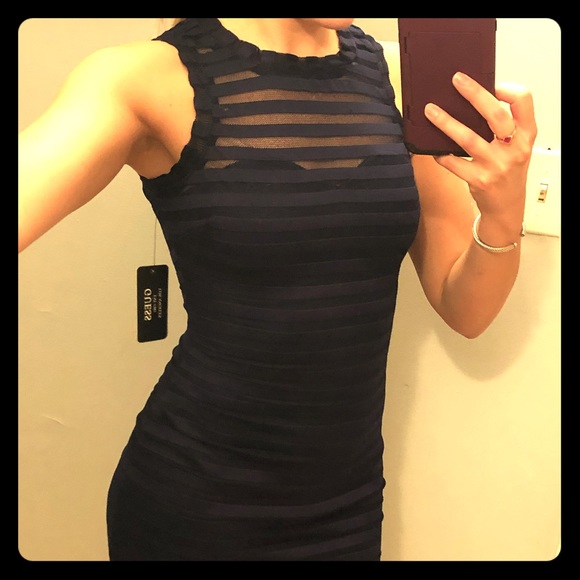 Guess Dresses & Skirts - Guess Navy Blue Dress NEVER WORN BRAND NEW